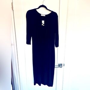 NWT Full Tilt midi black dress. Size XL